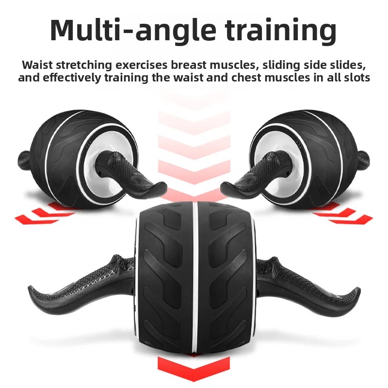 Roda abdominal de salto automático uso doméstico equipamento de treinamento muscular abdominal exercício silencioso perda de peso rolos abdominais nós