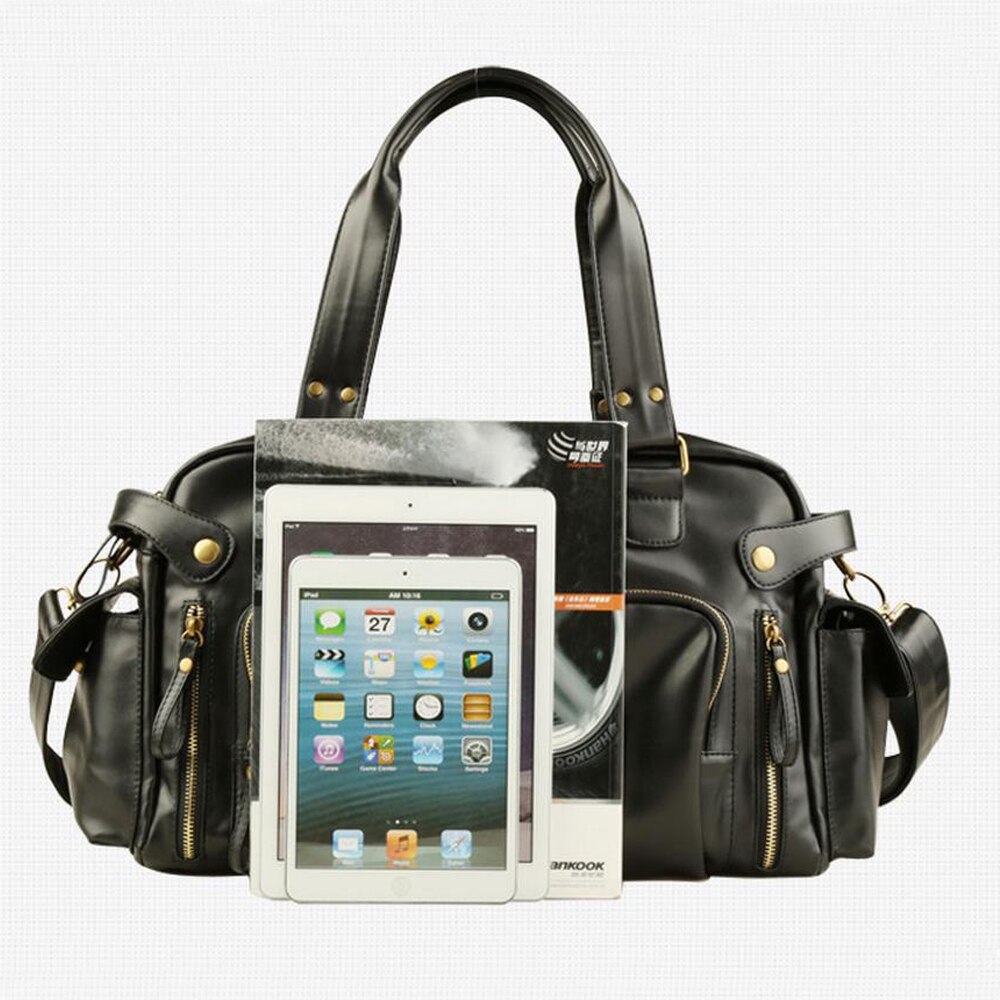 Mode Multifunctionele Mens PU lederen Reistassen Waterdichte Vintage mannen messenger bags schoudertassen