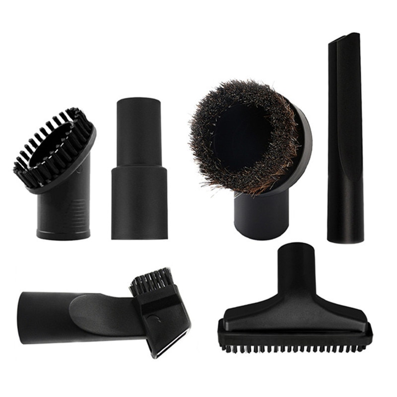 Cleaner Brush Head Suction Tips Nozzle Adapter Swivel Head Attachment Kits Vacuum Cleaner Accessories 6Pcs: Default Title