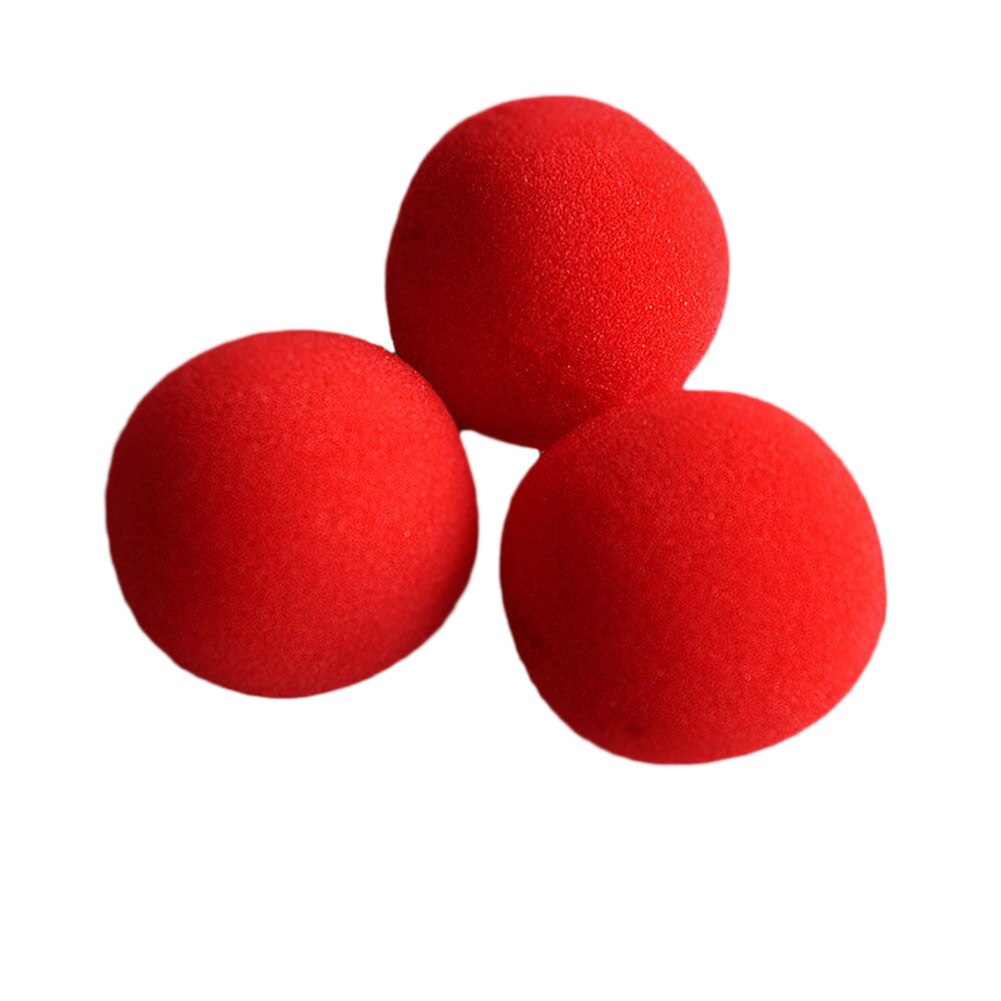 4.5cm Close-Up Magic Red Sponge Ball Brand Street Comedy Trick Toy