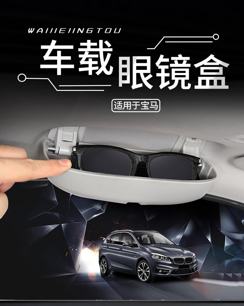 Przypadku okulary uchwyt na okulary przeciwsłoneczne Obudowa skrzynka dla BMW X5 F15 G05 X3 F25 G01 serii 3/5 F30 F34 G20 F10 G30 etui na okulary pudełko robić przechowywania