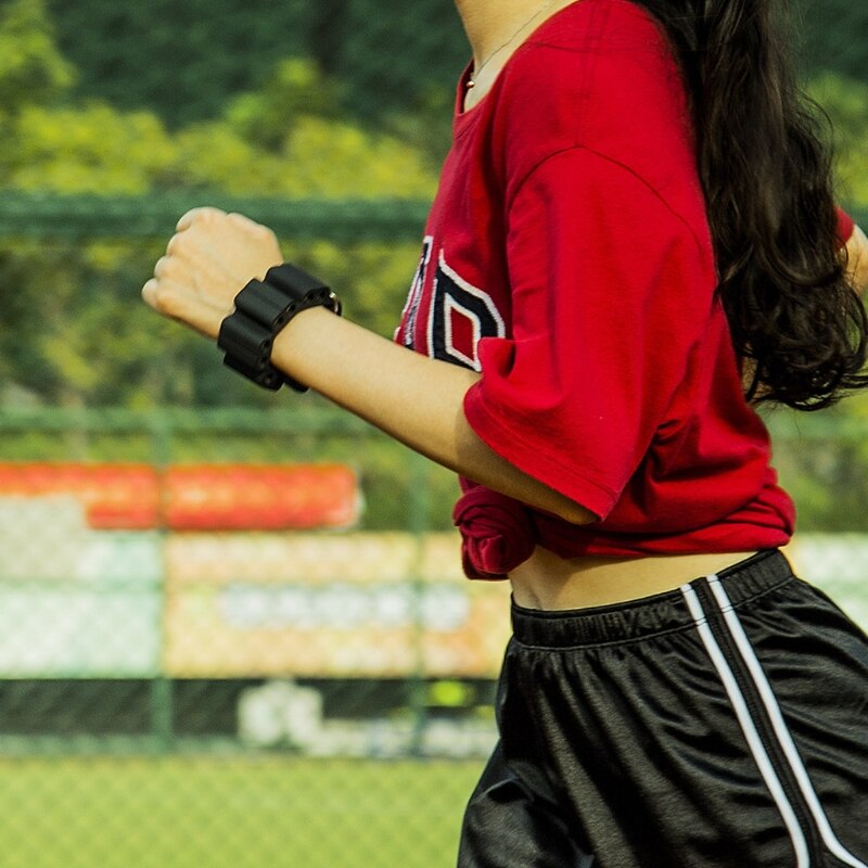 2 Pcs Durable Wrist Weights Wearable Weight Training Bracelet Intensify Fitness 448D