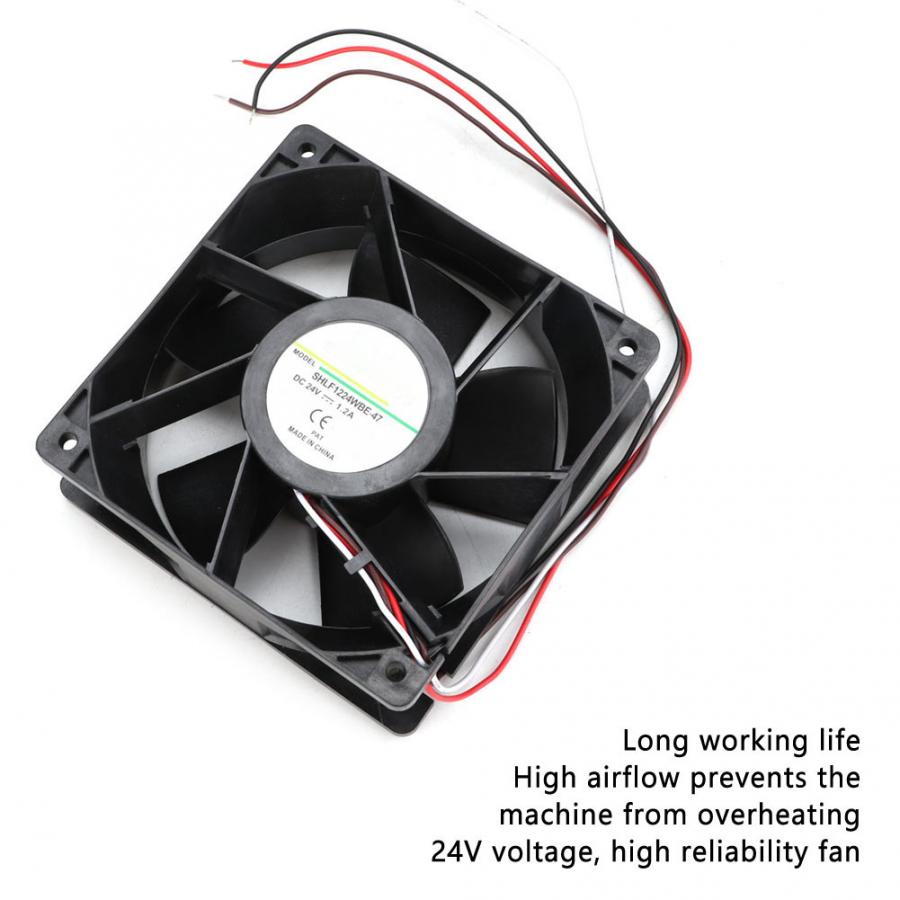 24V 28.8W 4800RPM Inverter Cooling Fan High Airflow DC Fan for Water Pump Computer Part Cooling Fan