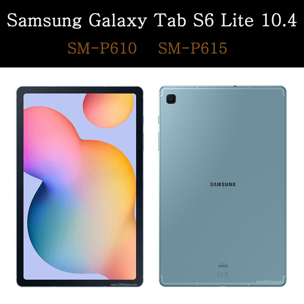 Funda samsung galaxy tab s6 lite 10.4 2020 SM-P610 SM-P615 tablet caso suporte capa protetora coque flip + vidro temperado