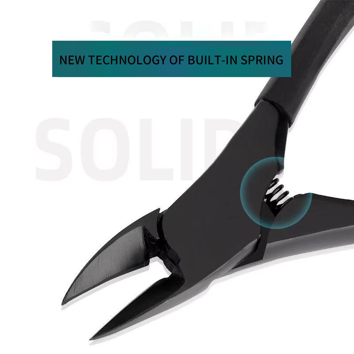 Nail clippers stainless steel needle nose pliers sharp manicure tool thick nail trim