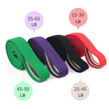 Fitness Lange Weerstand Bands Stof Set Oefening Workout Elastiekjes Voor Pull Up Vrouw Assist 4 Niveaus Workout Bands