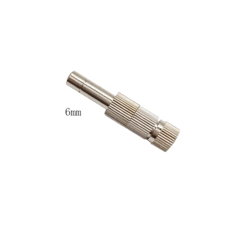 5pcs 5-15bar Mist Cooling Slip Lock Nozzle With Filter 6mm Low pressure Micro-nozzles Connectors Garden Irrigation Sprayers: 0.6mm orifice