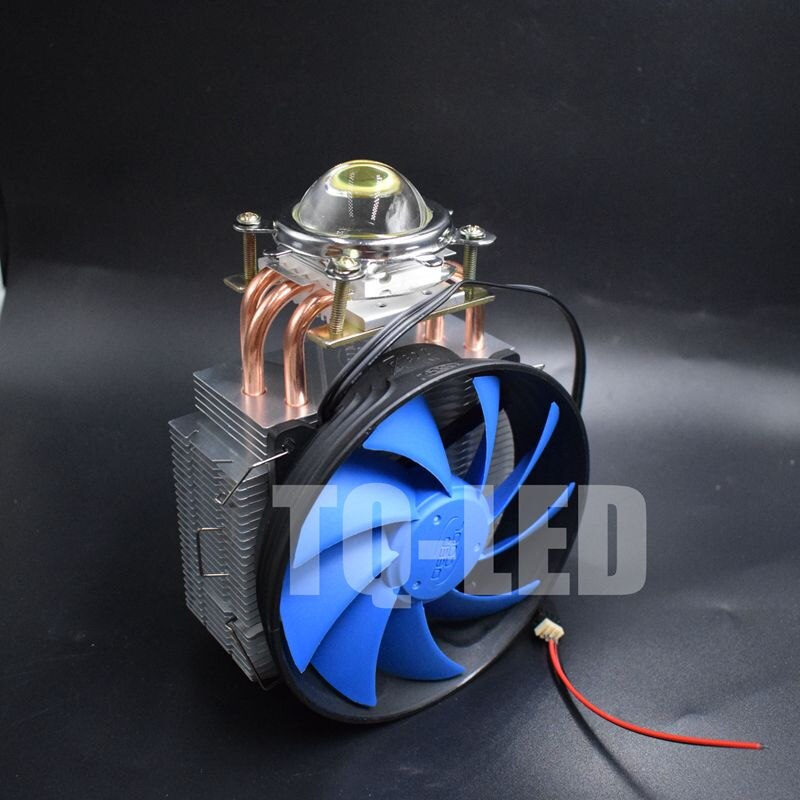 100w højeffektiv led-radiator med køligere reflektor optisk linse køleplade sæt 60 grader  / 90 grader  / 120 grader