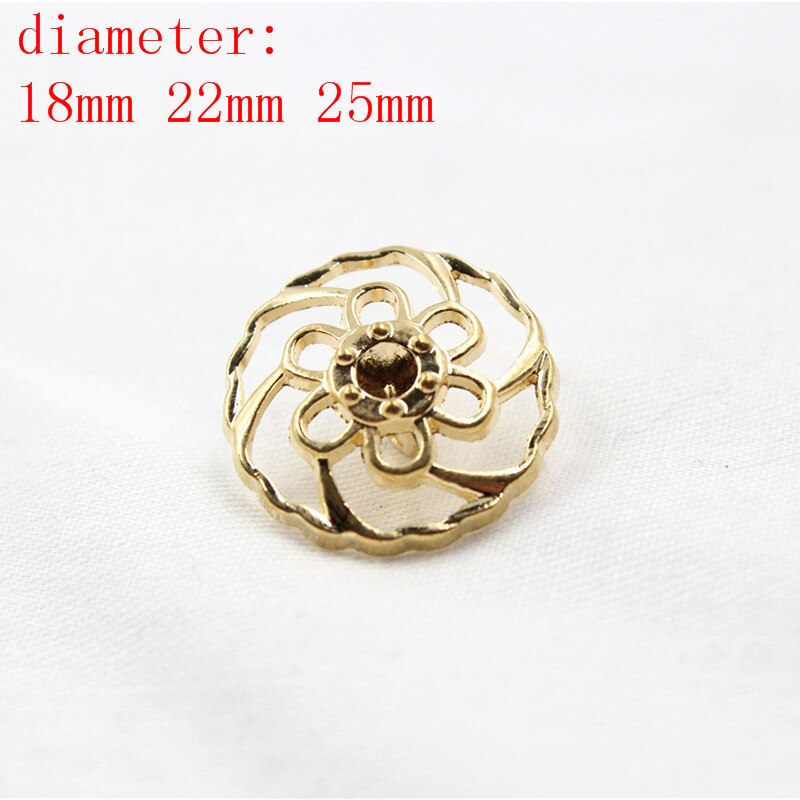 N171125 , 10 Stuks Metalen Knoppen, Kleding Accessoires Diy Handgemaakte Materialen, Pak Jas Knoppen, Mode Decoratieve Knoppen: 11 / 18MM