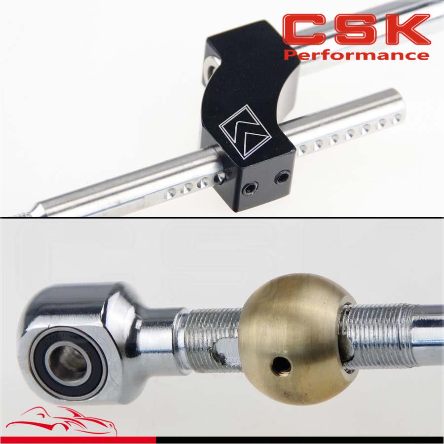 Adjustable Height Quick Short Shifter For Civic Integra CRX B16 B18 B20 D16 BLACK