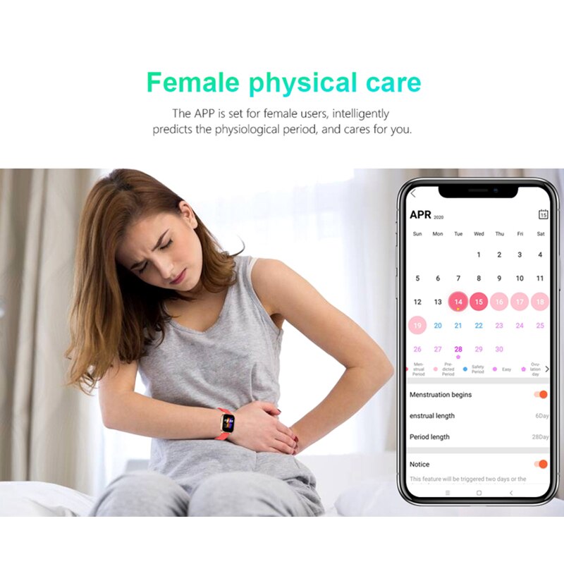 Bluetooth horloges fitness tracker lichaamstemperatuur hartslagmeter metronoom sportarmband smartwatch  r66