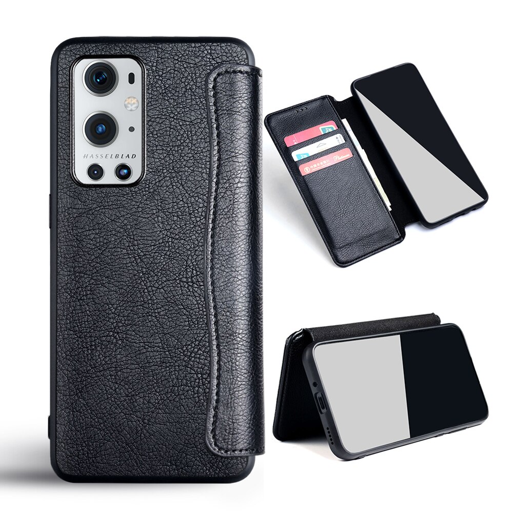 Case for OnePlus 9 Pro Flip cover PU Leather with card slot no magnet for OnePlus 9 Pro case fundas capa coque