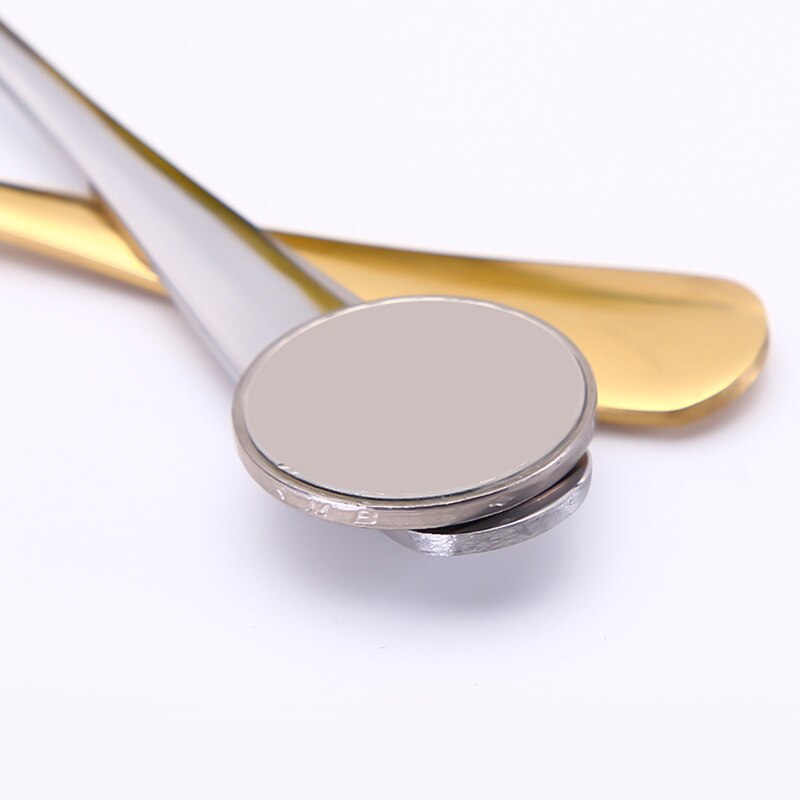 Ice Cream Spoon Stainless Steel Spoon Square Spoon Ladle Gold Dessert Spoon Utensils Stirring Spoon Spoon Tableware
