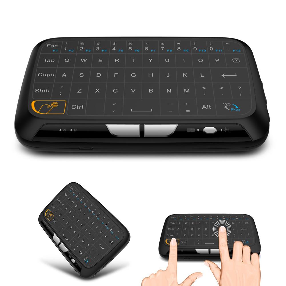H18 2.4Ghz Draadloze Bluetooth Toetsenbord Mini Air Mouse Touch Toetsenbord Voor Pc Laptop Vervanging Toetsenbord Draadloos Toetsenbord
