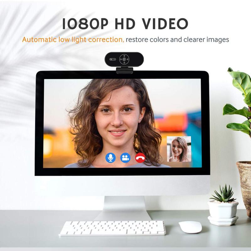 480P/720P/1080P Full HD Webcam Web Camera With Built-in Microphone USB Plug Web Cam For PC Computer Macbook Laptop Desktop
