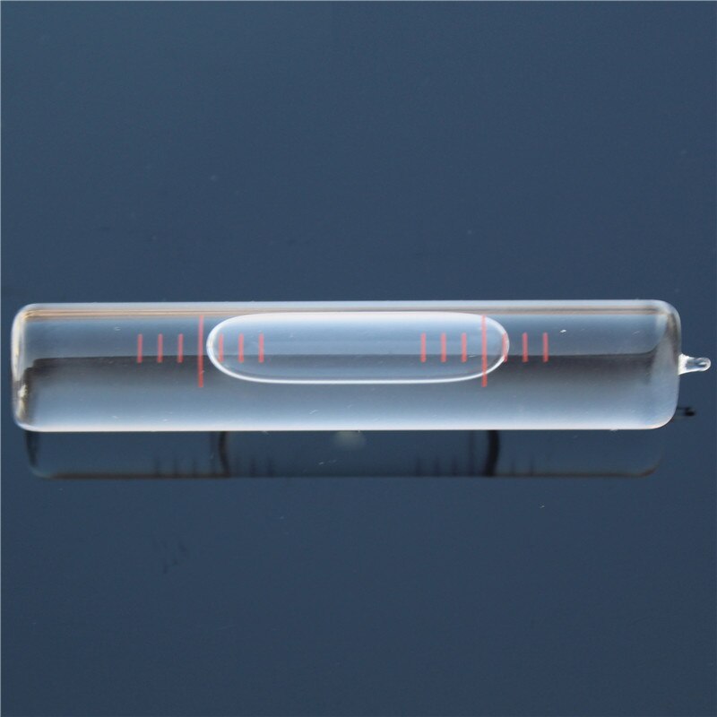 High-precision glass level bubble Tubular spirit level Blister beads Vials Diameter 13mm: 13x70-0.02