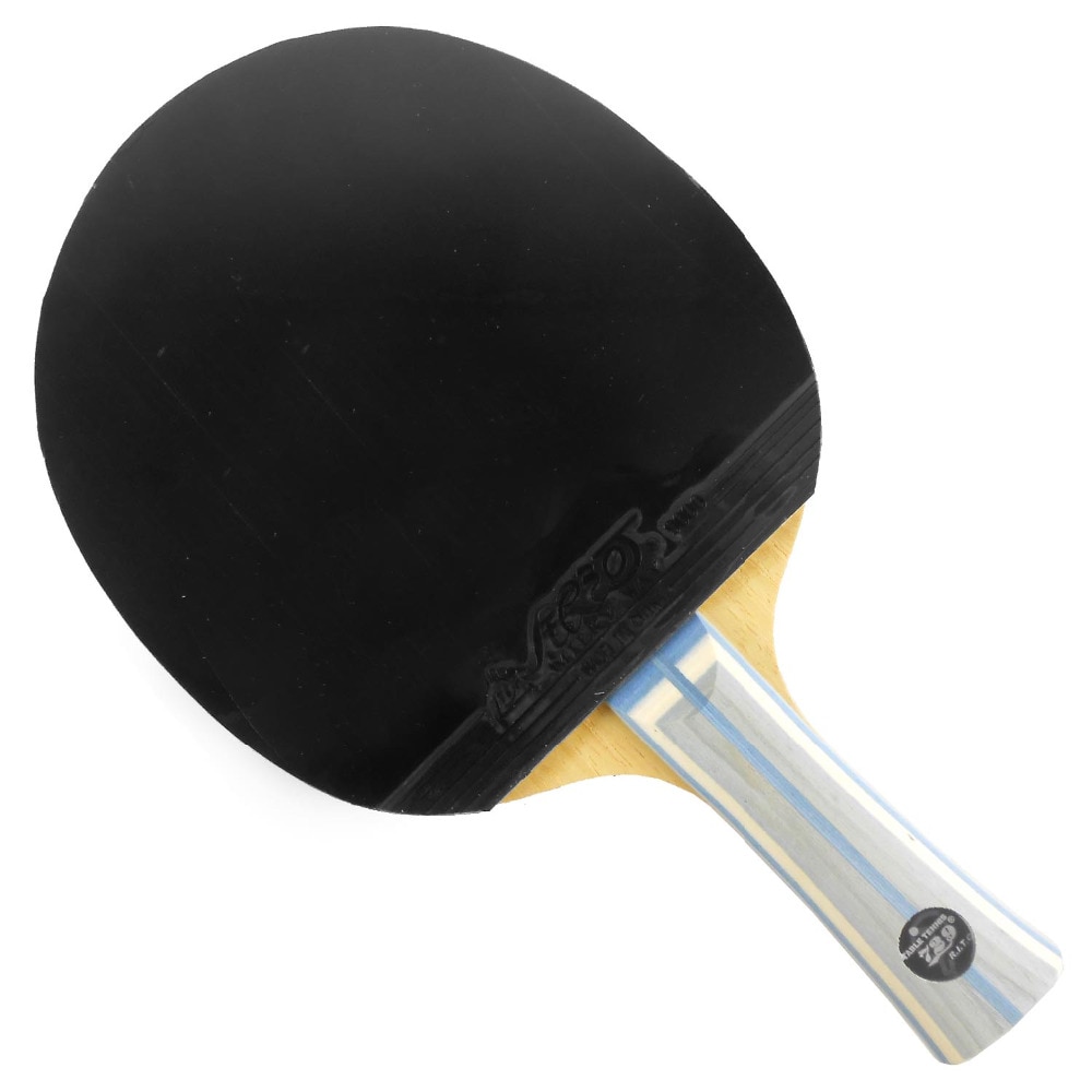 Pro Table Tennis Combo Paddle Racket: RITC729 C-3 Blade Long Shakehand-FL with 2x Galaxy YINHE 9000E Rubbers