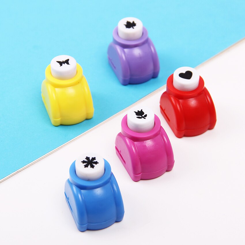 1PC Mini Kids Scrapbooking Punches Handmade Card Craft Printing Hole Punch DIY Flower Paper Craft Maple Leaf Star Shape