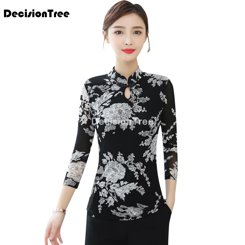 cheongsam blusa qipao chino superior camisa tradicional chino blusa tradicional chino cheongsam blusa para las mujeres