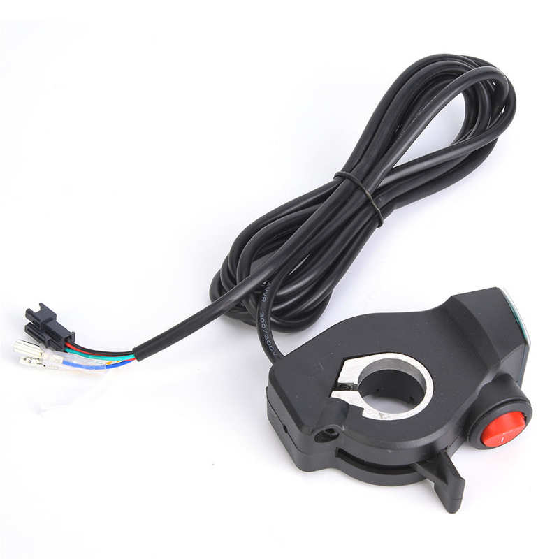 E-bike12-99V E-Bicycle Thumb Throttle Handle Bar Grip Gas Twist Throttle Electric Scooter Voltage Battery Display