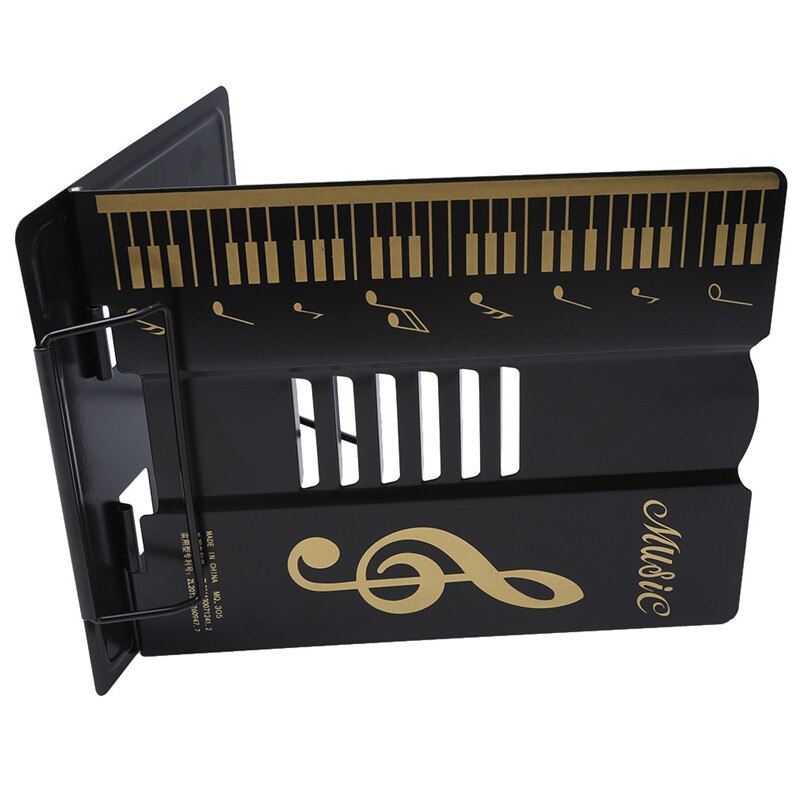 Portable Folding Tabletop Music Rack Adjustable Book Piano Music Score Reading Sheet Stand Holder Support Bookstand
