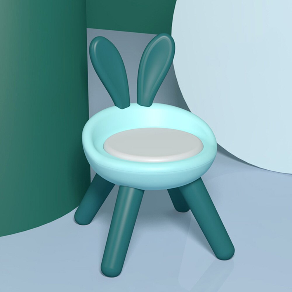 Chaise en plastique pour enfants dessin animé, avec et sans choix de musique, idéale pour l&#39;artisanat artistique, Snack temps, école à domicile, devoirs, pour enfants: green with voice