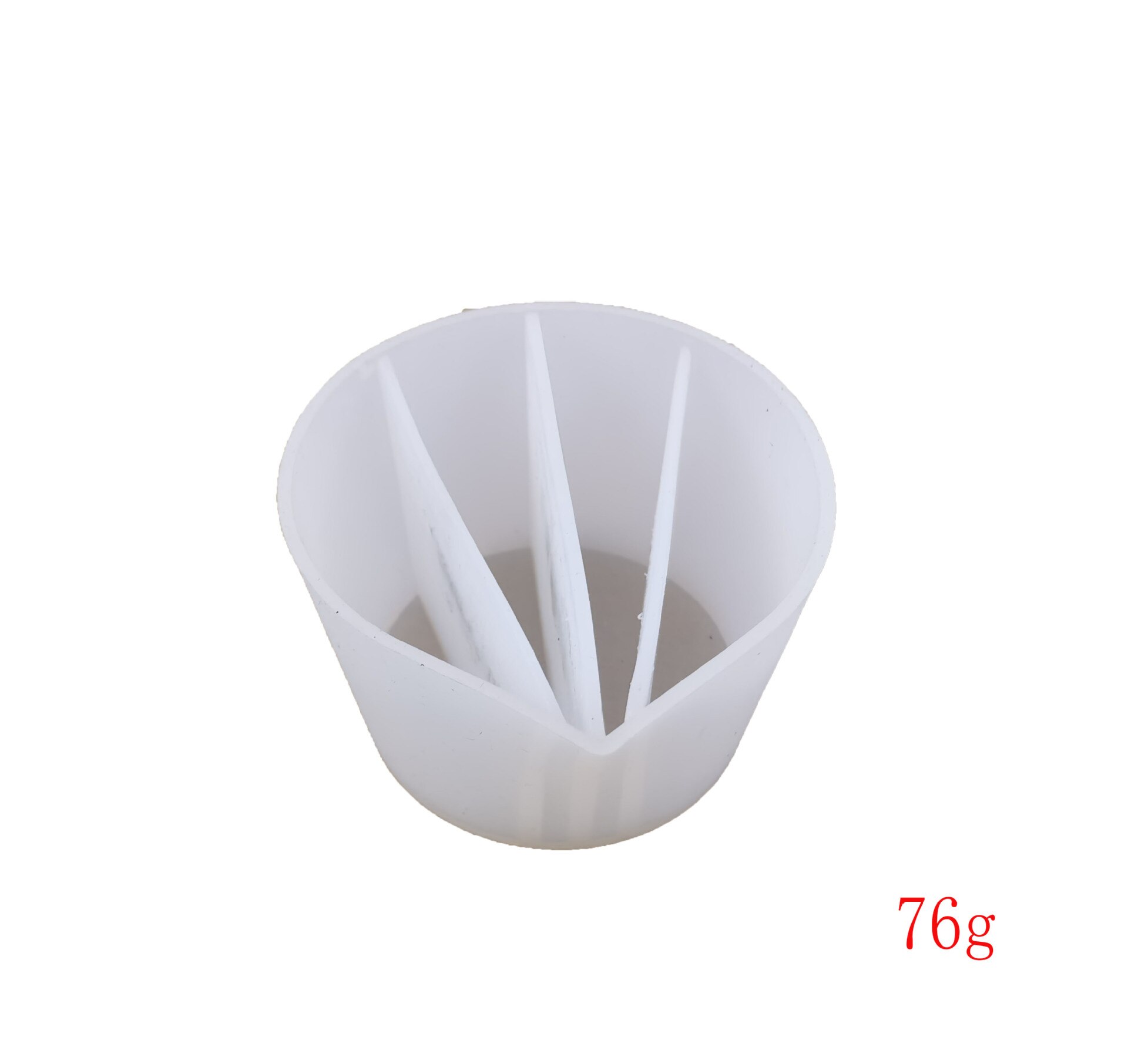 Epoxy Silicone Color Mixing Cup Toning Dispensing Cup DIY Craft Casting Tool: 4 grid