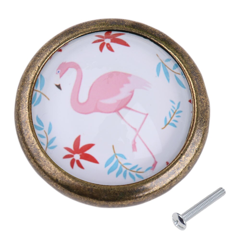 Baoblaze, novedad, muebles de flamenco, Pomo de puerta, vestidor, cajón, armario, tirador de manija, manija, decoración de armario de dormitorio y hogar: 5