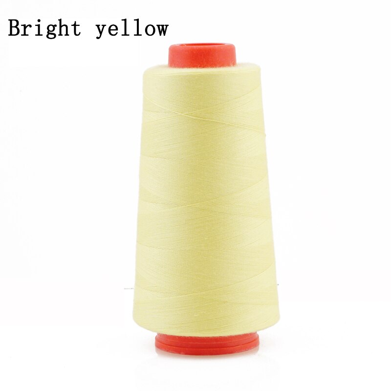 3000 Yards Polyester Sewing Machine Line 402 Pagoda Line Fine Line High Speed Flat Sewing Machine Line: Bright yellow
