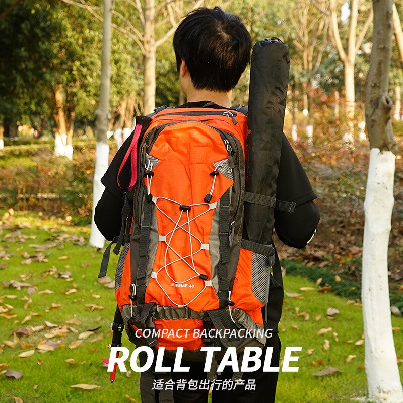 Outdoor Camping Small Folding Table Air Portable Aluminum Alloy Picnic Furniture Barbecue Ultralight Camping Equipment