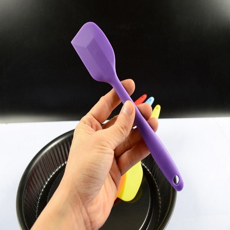 Silicone Spatula Baking Spatula Mixing Pastry Scraper Non Stick Butter Jar Blender Cooking Spatula Kitchen Baking Accessories1Pc