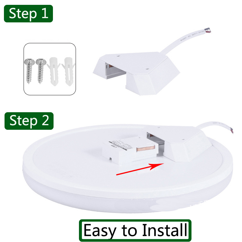 Led Panel Light 220V Led Ceiling Lamp Light Surface Mounted Round 15W 20W 30W 50W Indoor Decoration Downlight Bathroom Bedroom