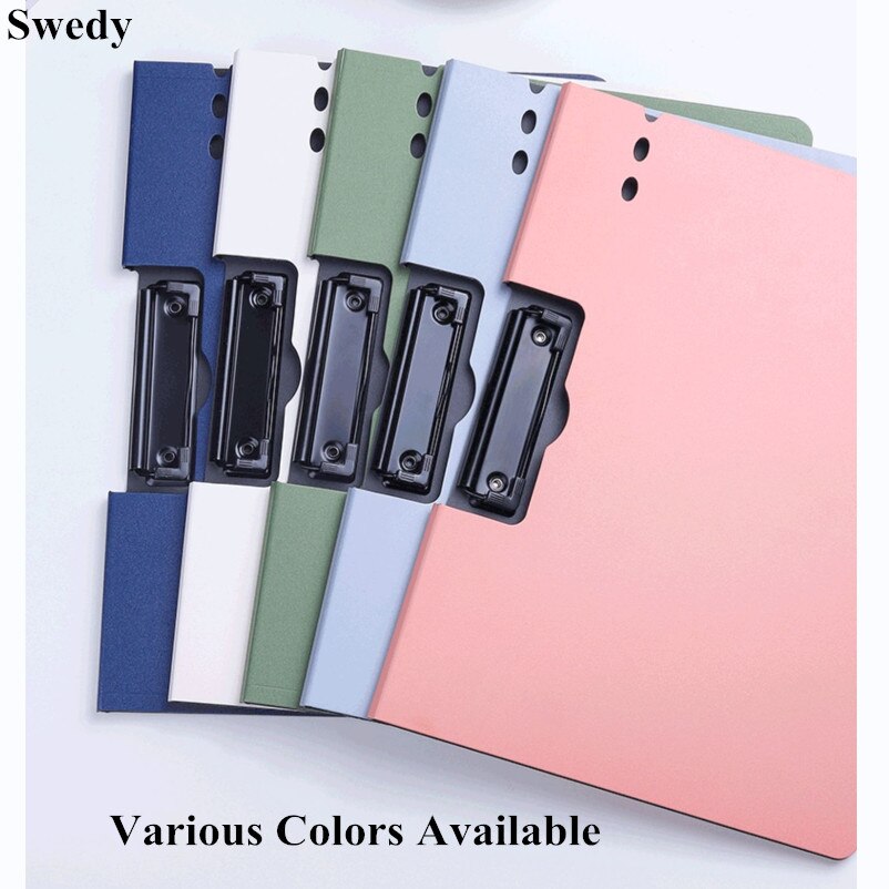 A4 Plastic File Folder/Test Paper/Contract Holder Office Documents Storage Clip Folder File Storage Clip Folder