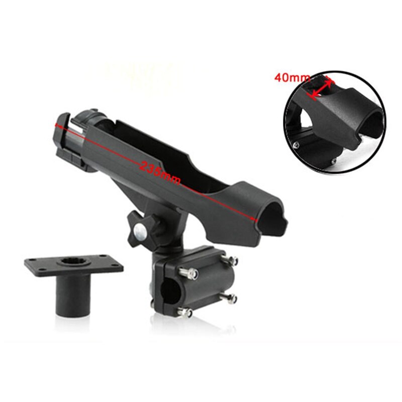 Kayak Canoe Boat Fishing Rod Rack Holder Rest Adjustable Removable 360 Degree Bracket Holder Boat Accessories