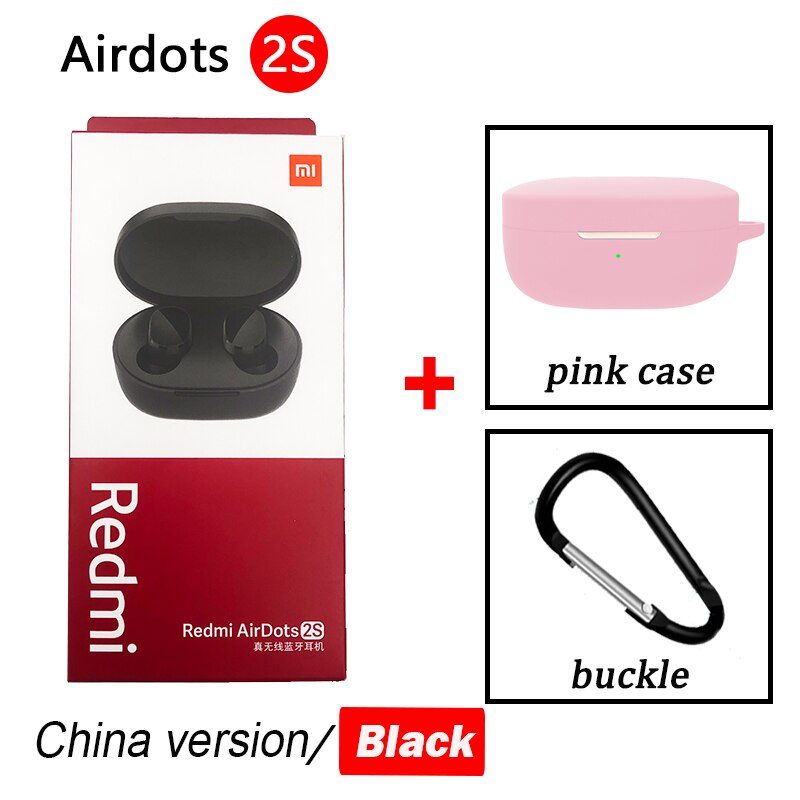 airdot 2s Xiaomi mi true wireless earbuds basic 2s Bluetooth 5.0 touch control TWS earphone gaming mode Type C headphone: airdots 2S pink ca