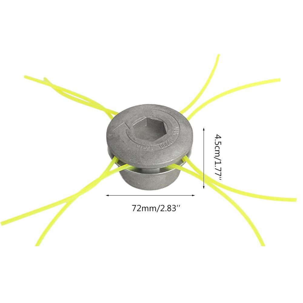 Simple aluminium rond pilier ligne chaîne scie brosse coupe gazon tête tondeuse à gazon coupe tête fil ligne chaîne scie maison