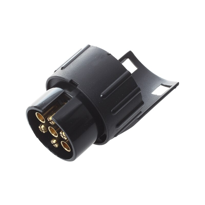 7 To 13 Pin Adapter Trailer 12V Caravan Truck Towbar Towing Electrical Converter N Type Plastic