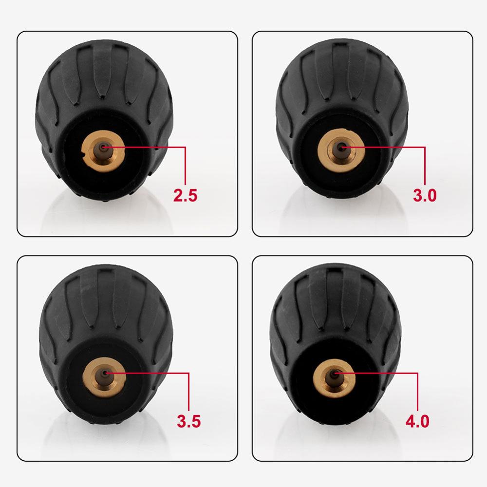 OLOMM 1/4" High Pressure Quick Connect Rotating 360 Degree Turbo Nozzle 3000PSI2.5-4 GPM for High Pressure Washer OT301