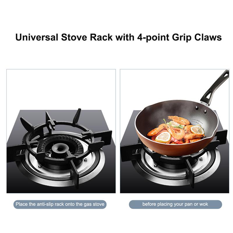 Soporte Universal para Wok, soporte para estufa de Gas fundido, estante para Wok, accesorios de cocina, utensilios de cocina