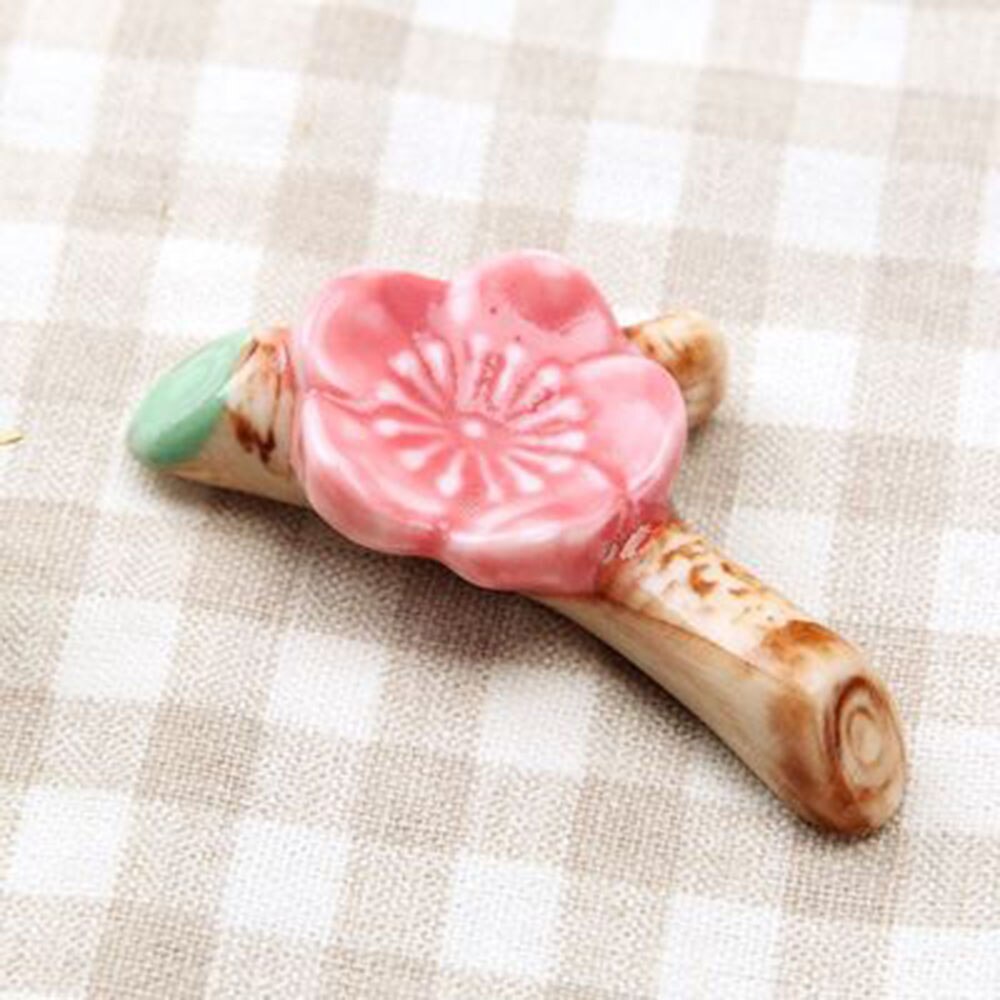 19 Styles Chinese Ceramic Chopsticks Holder Cartoon Animal Chopsticks Mat Home Kitchen Tableware Decoration Tools: 7