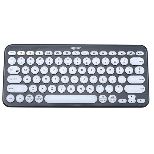 Tastatur Abdeckung für Logitech K380 Drahtlose Bluetooth Tastatur Silikon Wasserdichte Tastatur Aufkleber Geschmack Vollständige Abdeckung Film: Typ6