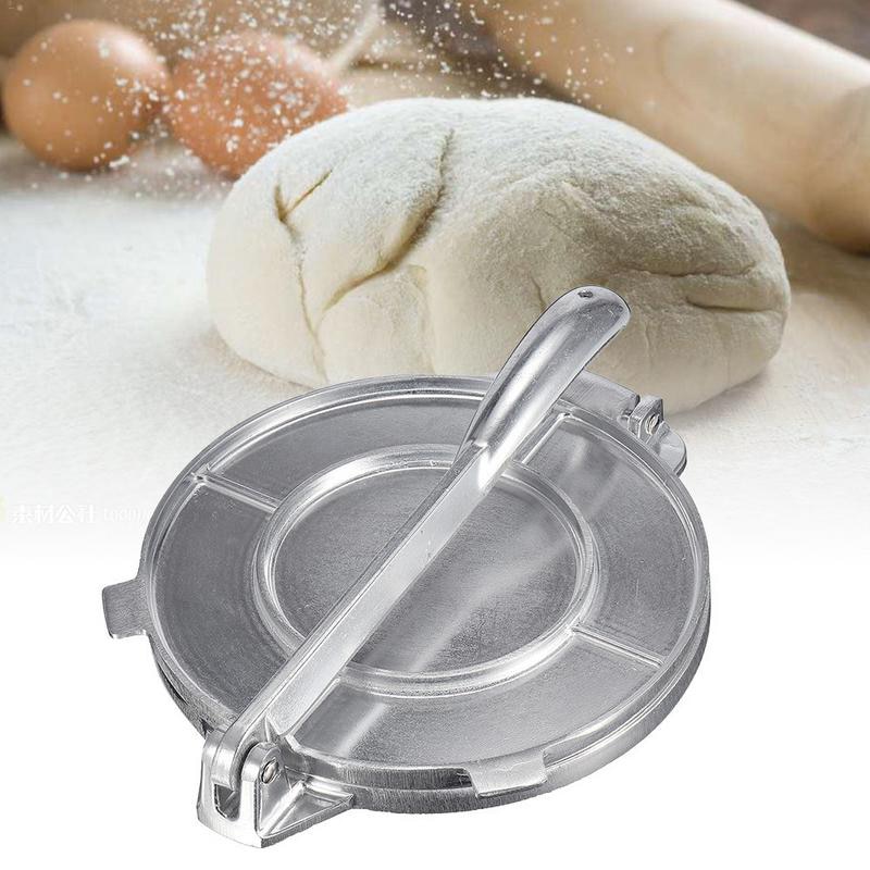 20Cm Tortilla Maker Druk Aluminium Vouwen Thuis Keuken Meel Maïs Bakken Hulpmiddel Diy Pie Gereedschap Bakvormen Gadgets