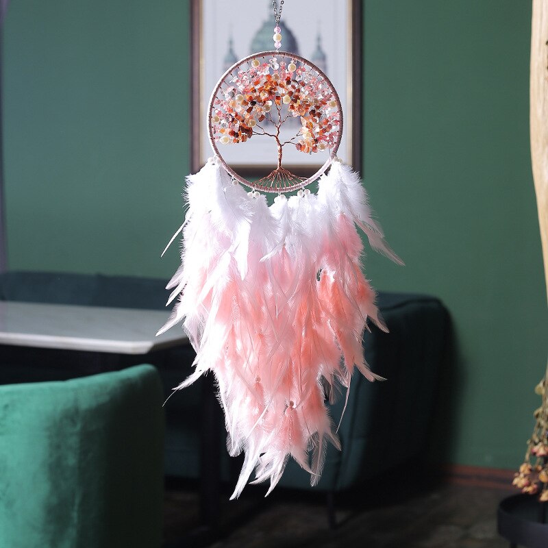 Original apanhador de sonhos com ou sem luz decorações de penas pendurado arte presentes para amigos criativo presentes do dia dos namorados