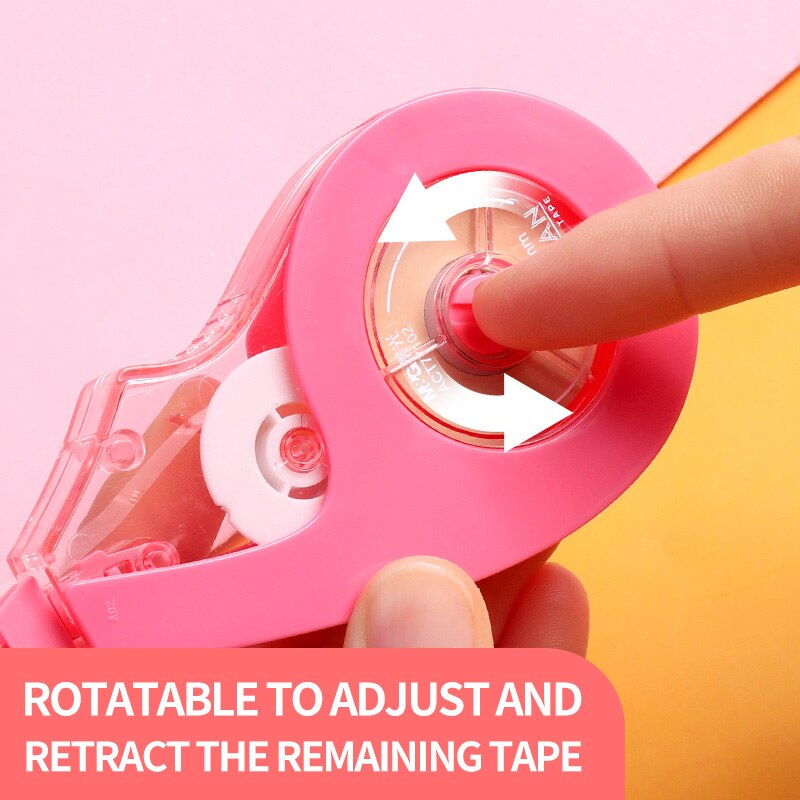 12PCS M&amp;G 144m Roller Big Capacity White/Beige Correct Belt Correction Tape Student Office School Stationery Supplies