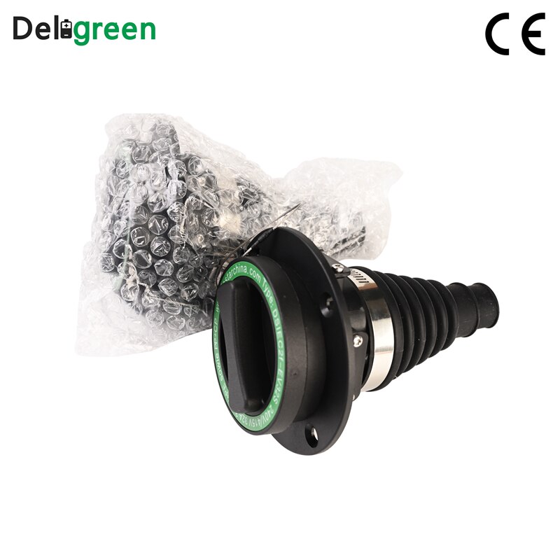 Duosida Type2 16A 32A socket voor EV side mannelijke inlaat IEC62196 Europese standaard inlaat Eenfase Drie fase