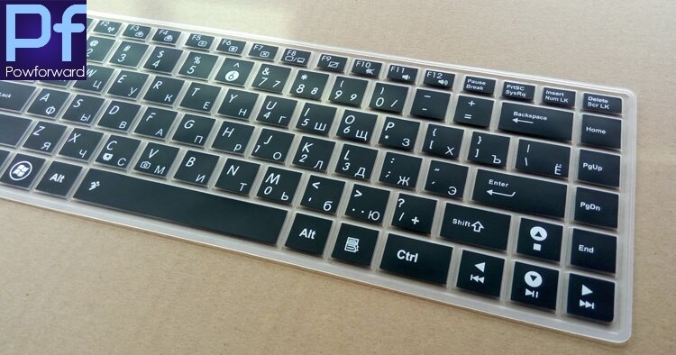 14 inch Russian language laptop Keyboard cover Protector for Asus Y481c k45V x450c E402 E403 R417N F441U R417S R414U A456U F456U