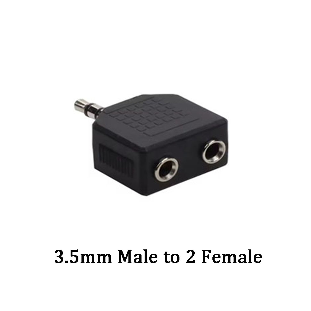 RCA-Kabel, 3,5-mm-Klinkenstecker, Stereo-Audiokabel auf 2 RCA-Buchse, Buchse auf Stecker auf Kopfhörer, AUX-Y-Adapter für DVD-Verstärker: Elfenbein