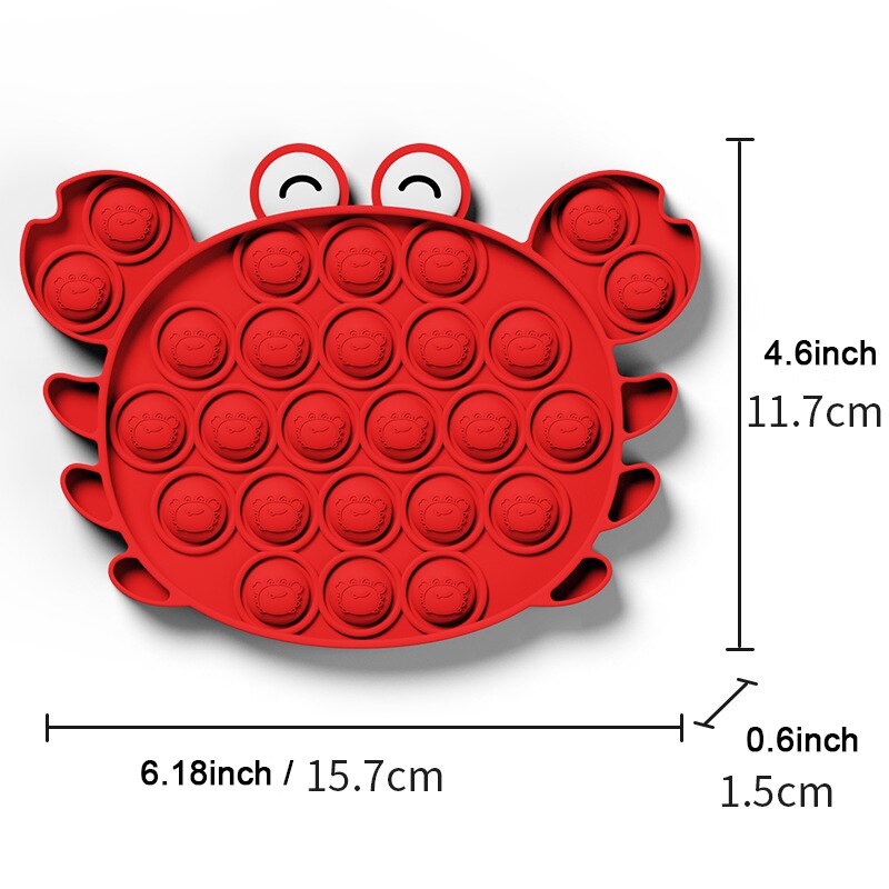 PT97 Push Pop Bubble giocattolo sensoriale per bambino adulto divertente antistress Pop It Fidget Reliver stress