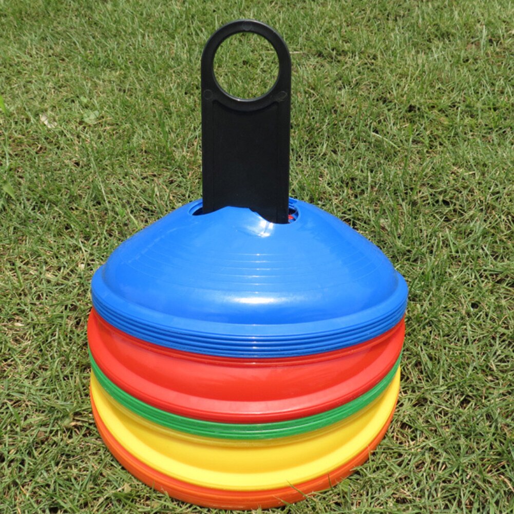 20 pz/set 19cm campo da calcio indicatori di barriera dischi segno calcio formazione coni scuola azienda attività di gruppo attrezzature sportive