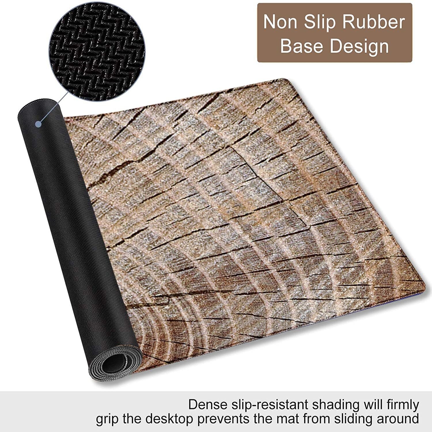 Mousepad HD Custom Large Desk Mats Mouse Mat Keyboard Pad Tree Pattern Office Gamer Carpet Anti-slip Natural Rubber Mice Pad